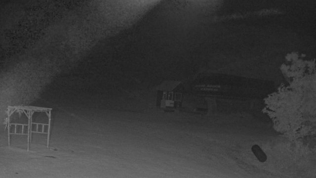 time-lapse frame, Sugarbush Slide Brook Lift webcam