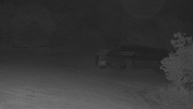 time-lapse frame, Sugarbush Slide Brook Lift webcam