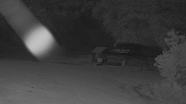 time-lapse frame, Sugarbush Slide Brook Lift webcam