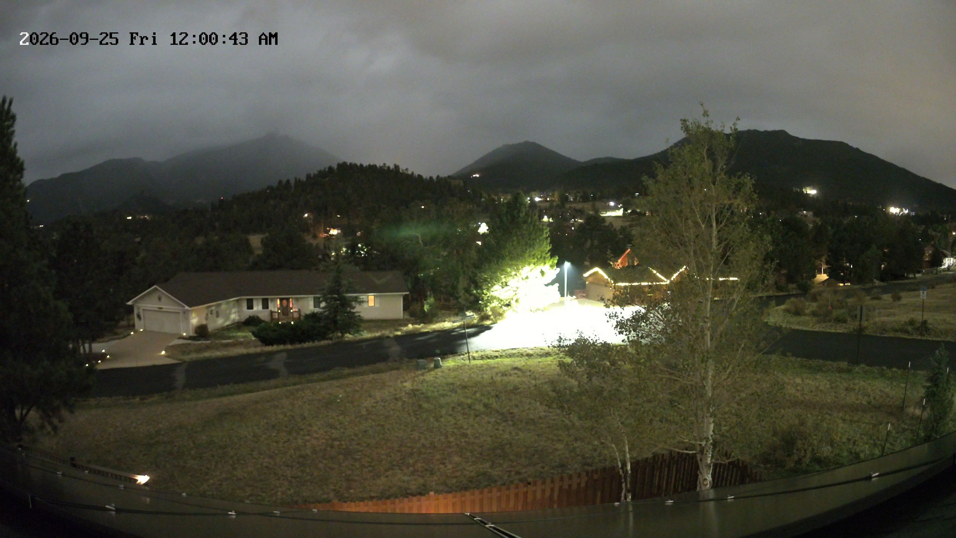 time-lapse frame, Estes Cam webcam