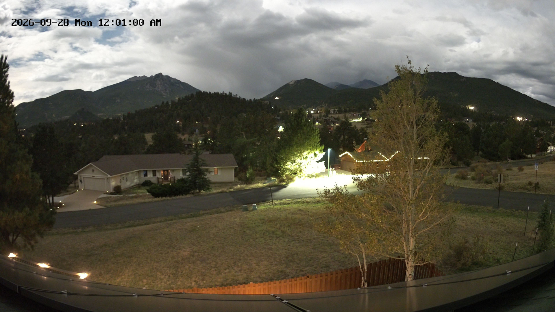 time-lapse frame, Estes Cam webcam