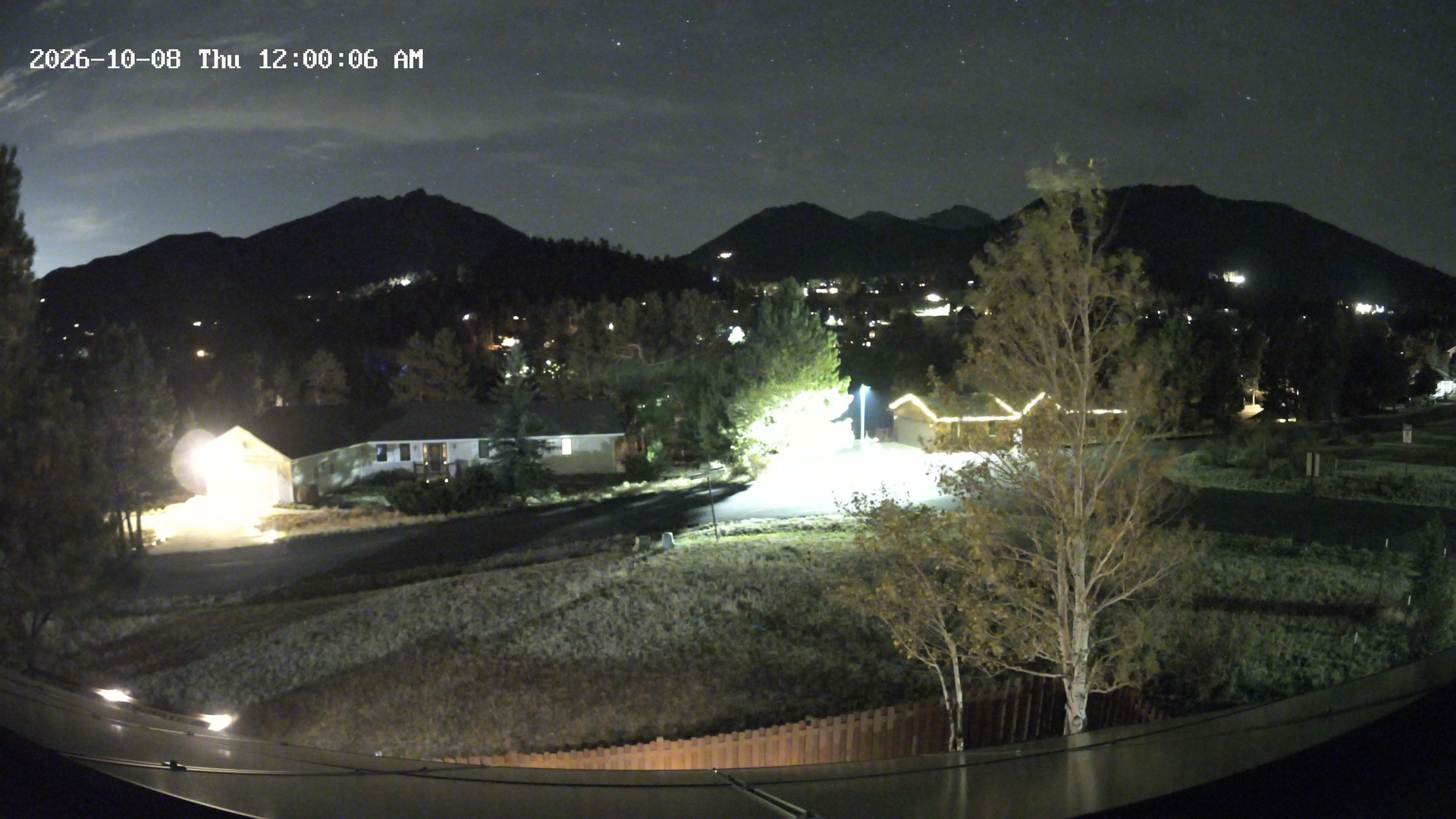 time-lapse frame, Estes Cam webcam