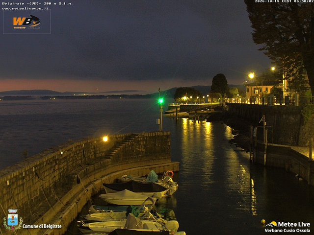 time-lapse frame, Belgirate sud est webcam