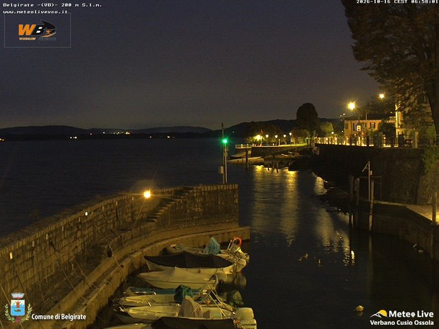 time-lapse frame, Belgirate sud est webcam