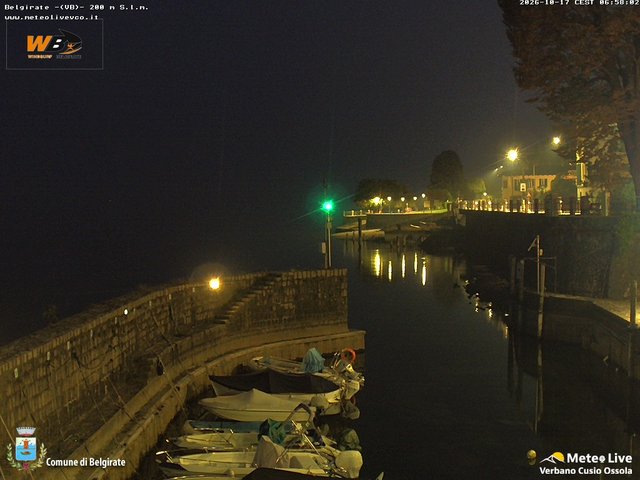 time-lapse frame, Belgirate sud est webcam