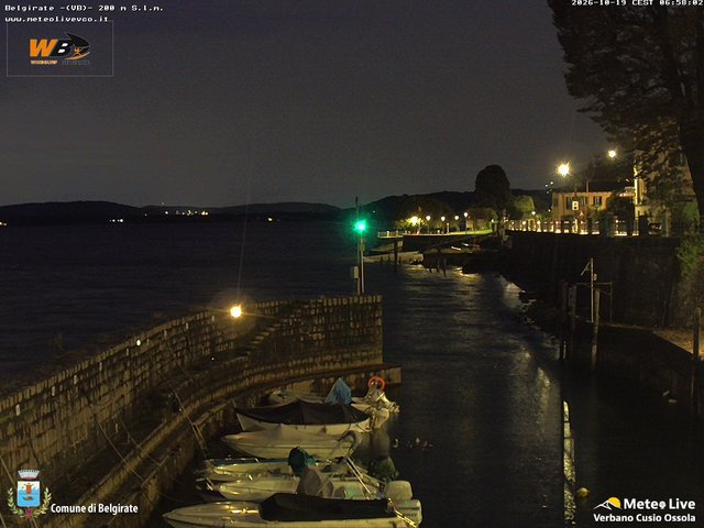 time-lapse frame, Belgirate sud est webcam