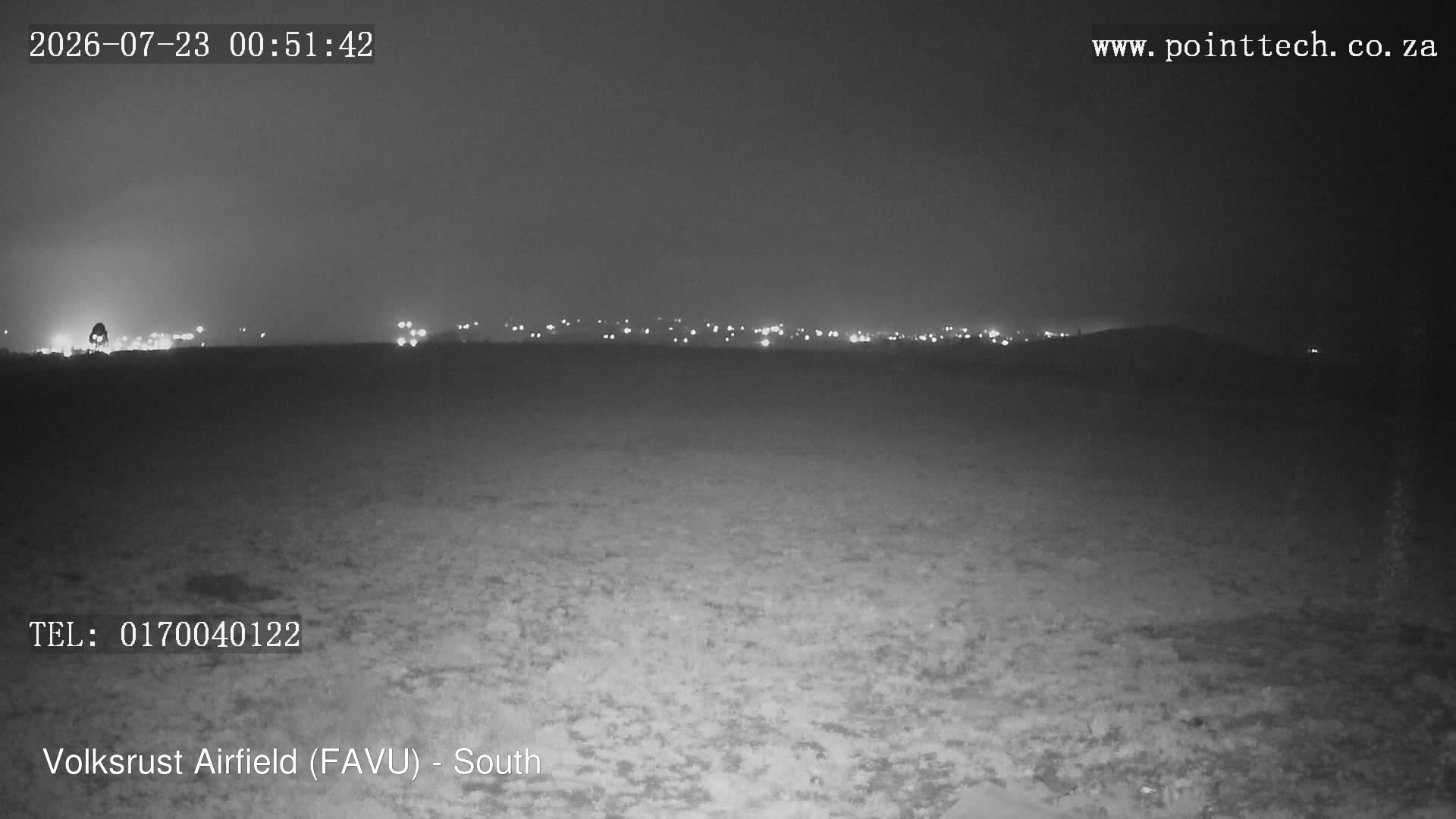time-lapse frame, FAVU - South webcam