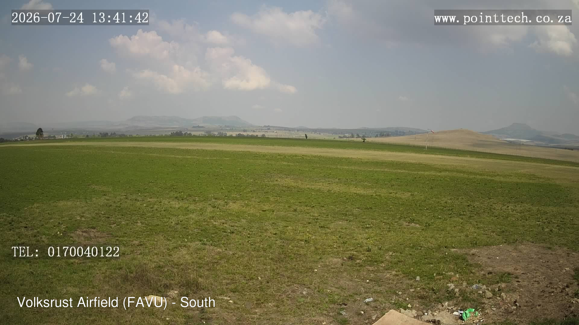 time-lapse frame, FAVU - South webcam