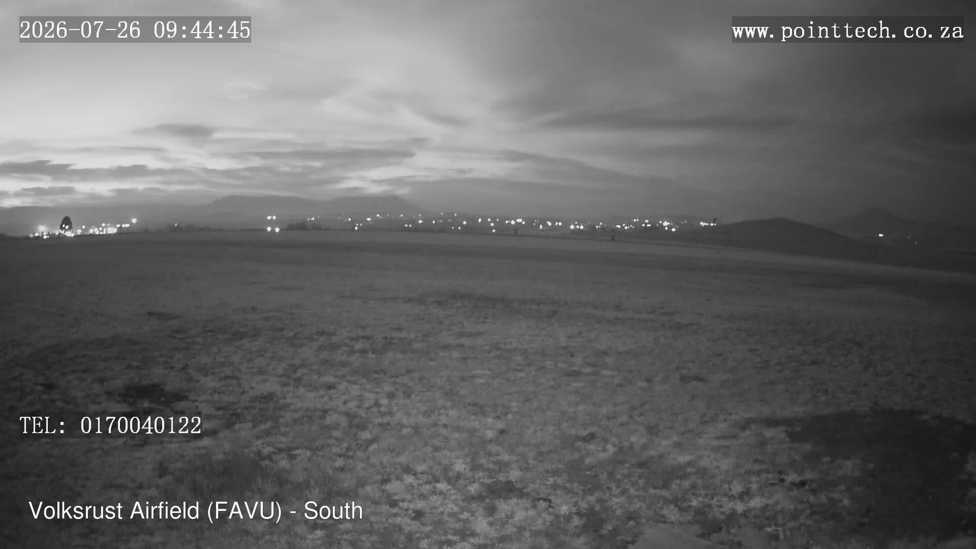 time-lapse frame, FAVU - South webcam