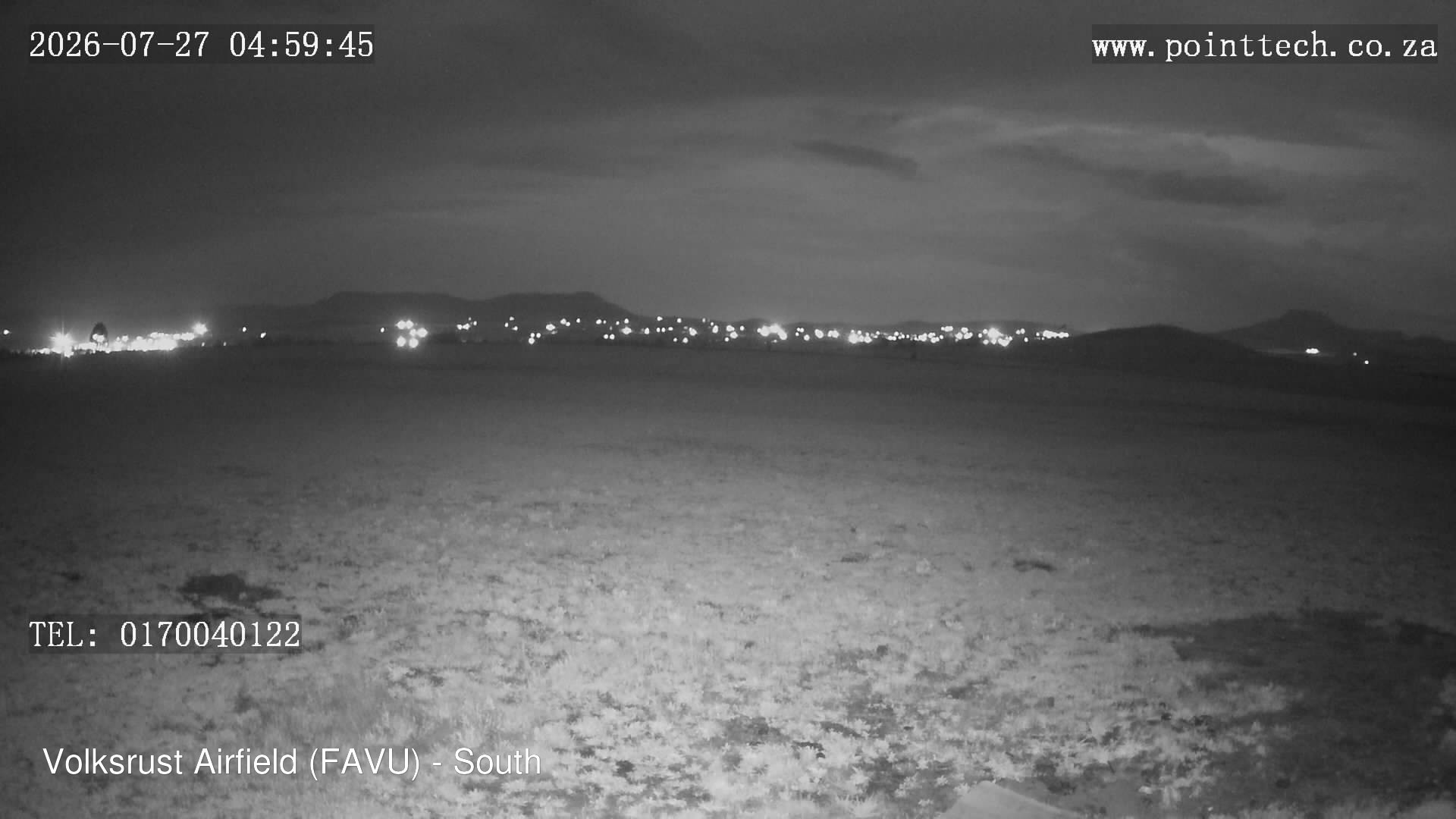time-lapse frame, FAVU - South webcam