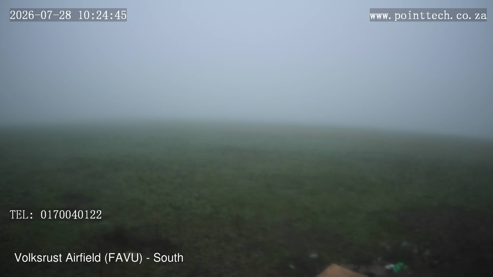 time-lapse frame, FAVU - South webcam