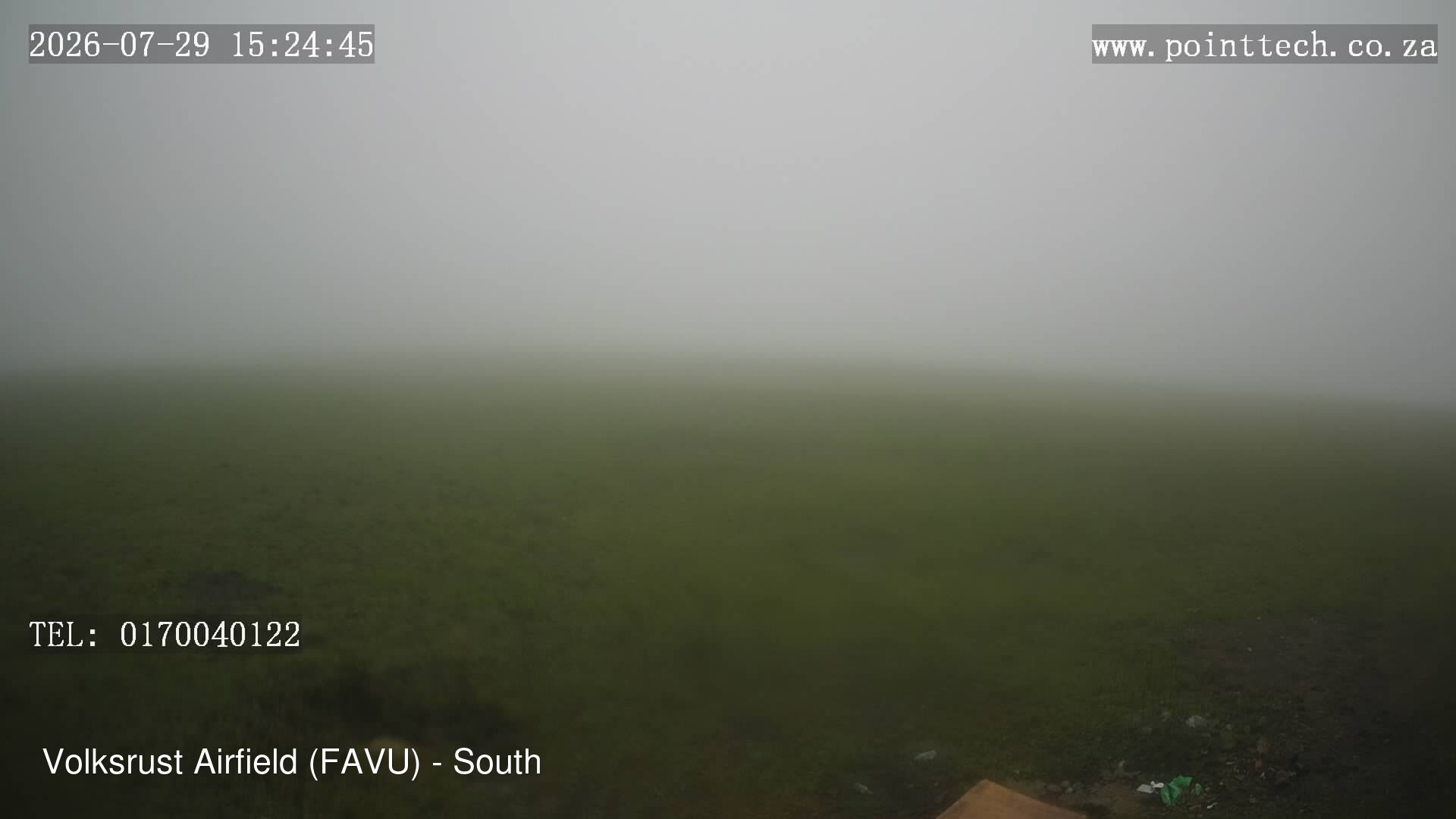 time-lapse frame, FAVU - South webcam