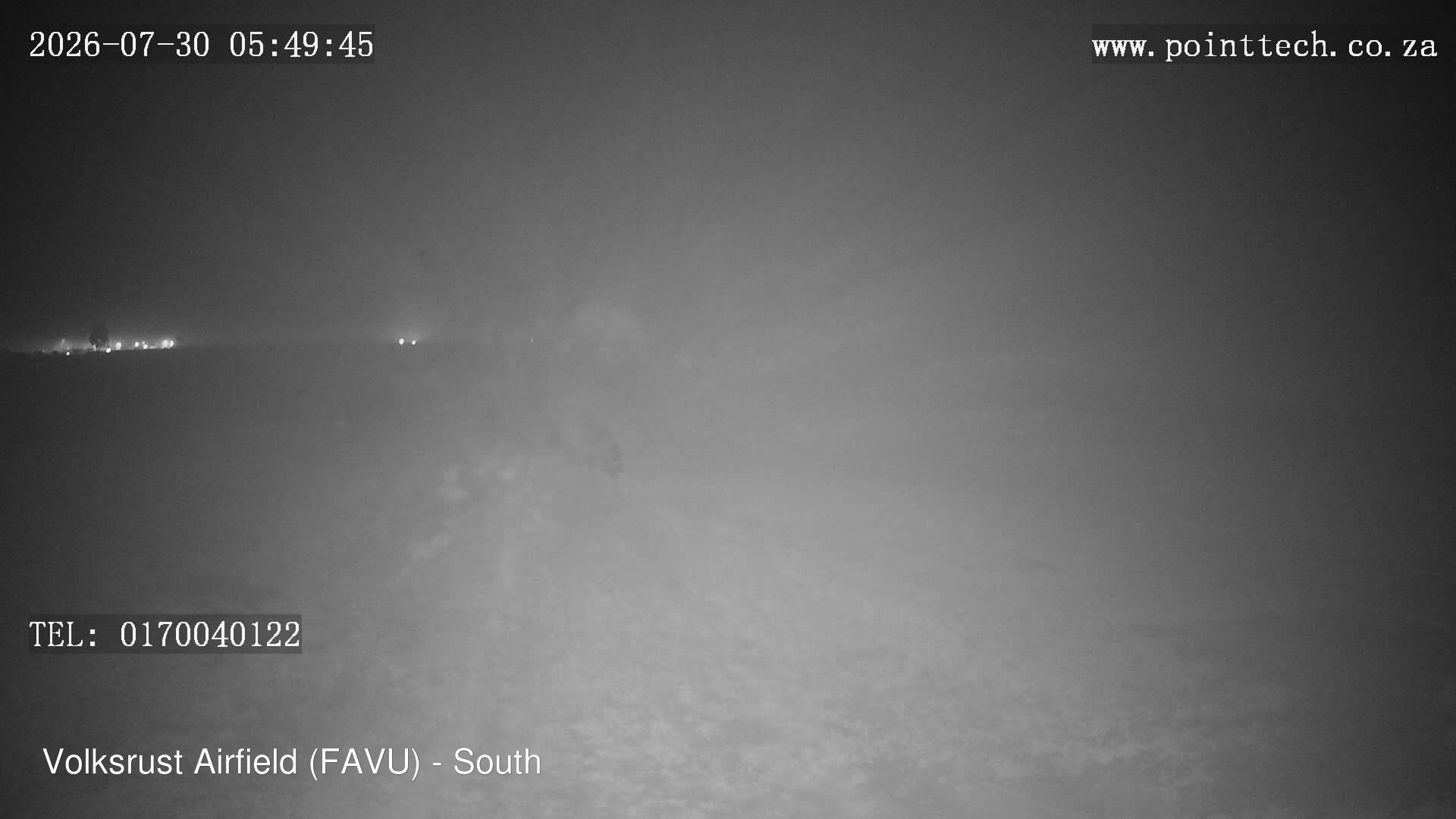 time-lapse frame, FAVU - South webcam