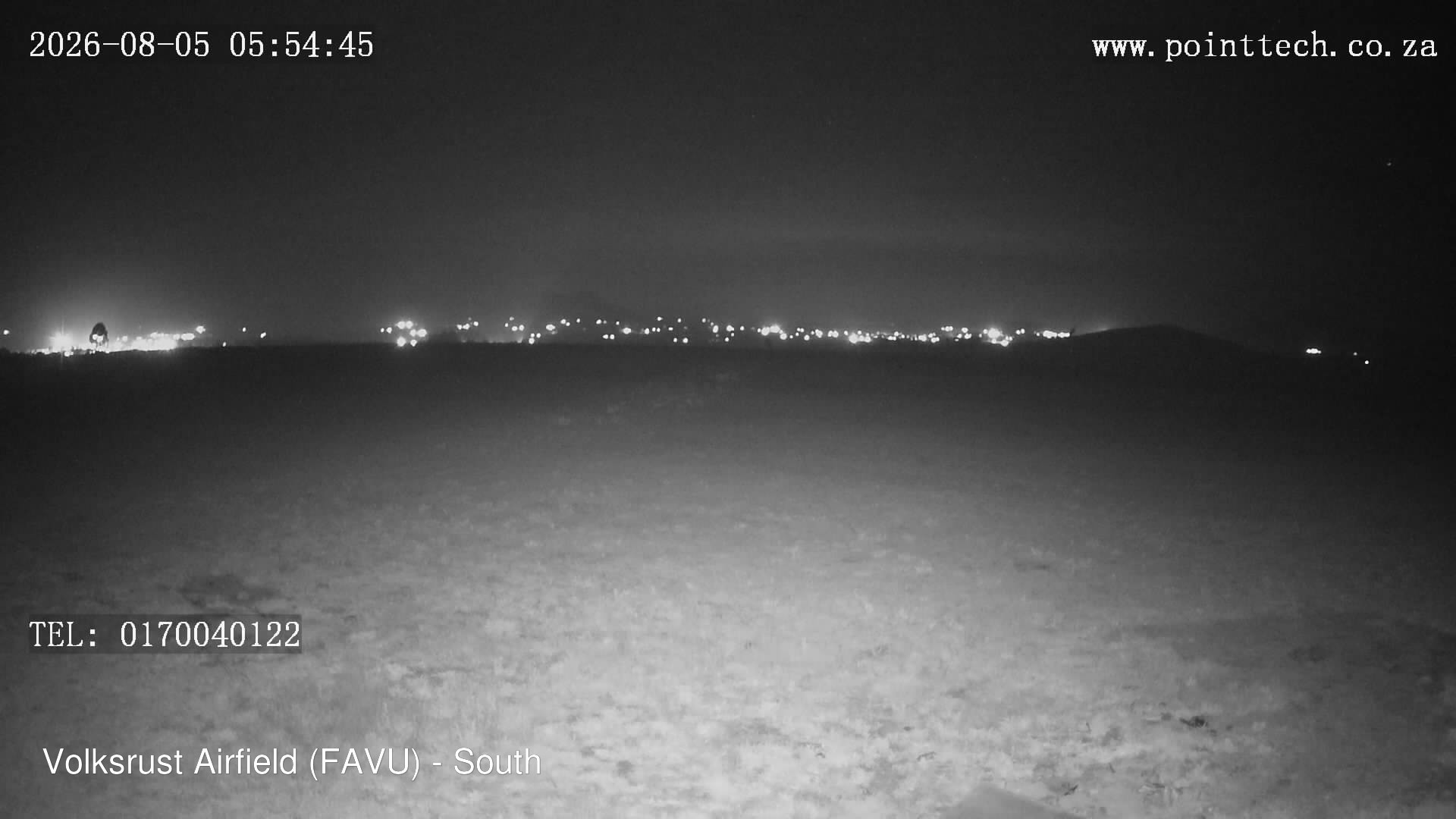 time-lapse frame, FAVU - South webcam