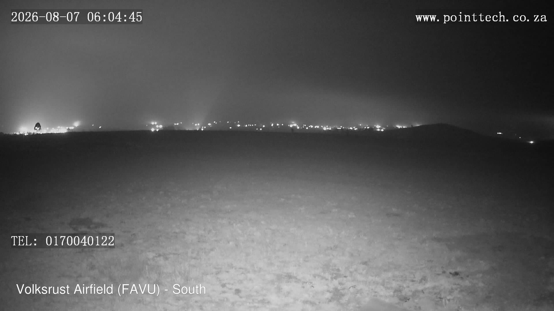 time-lapse frame, FAVU - South webcam