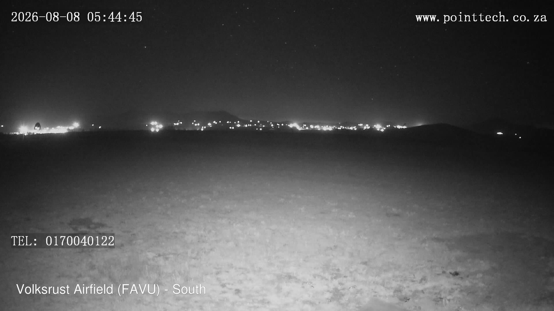 time-lapse frame, FAVU - South webcam