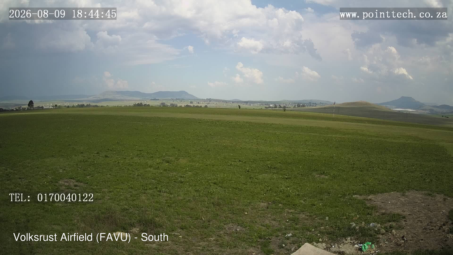time-lapse frame, FAVU - South webcam