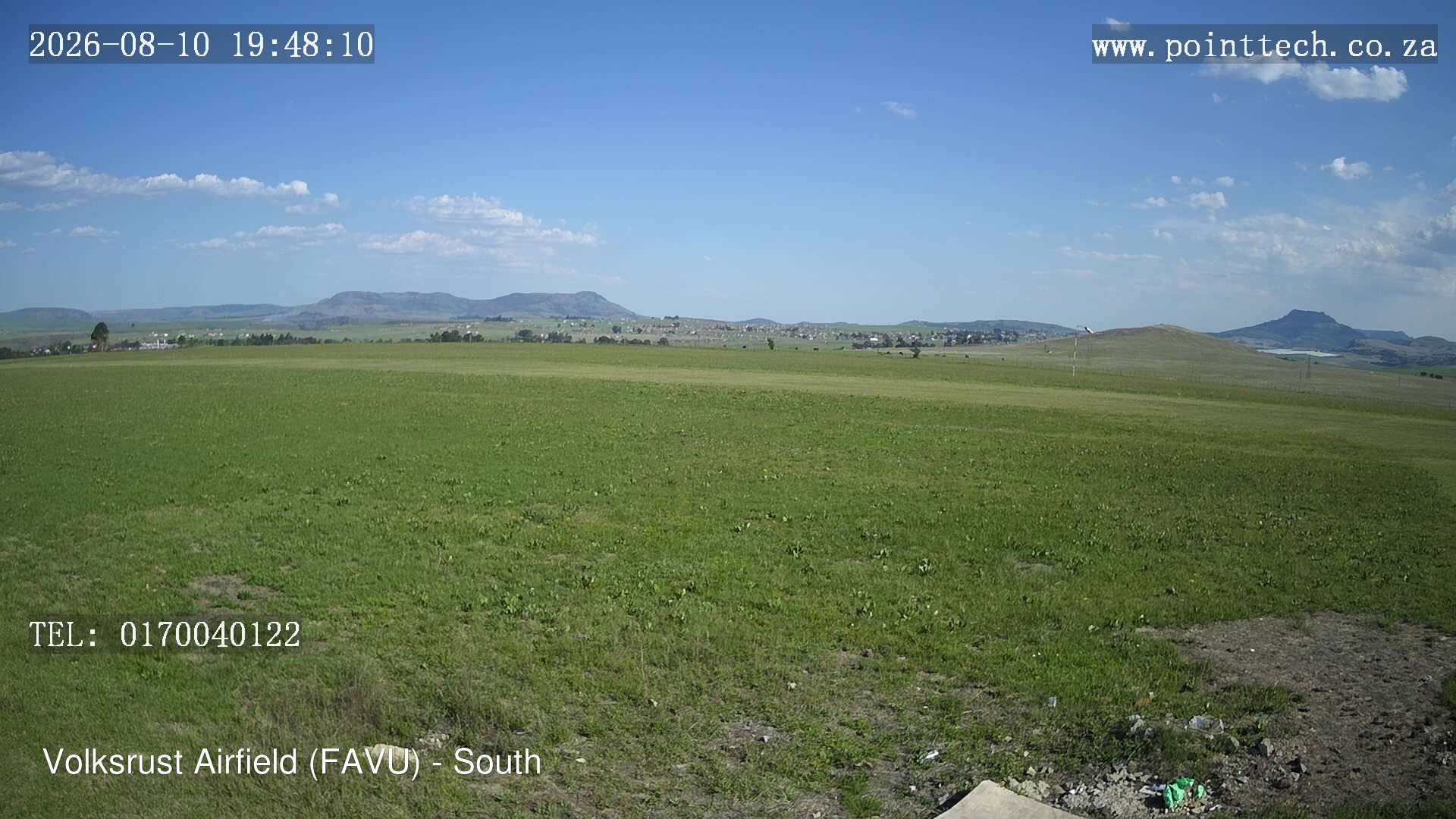 time-lapse frame, FAVU - South webcam