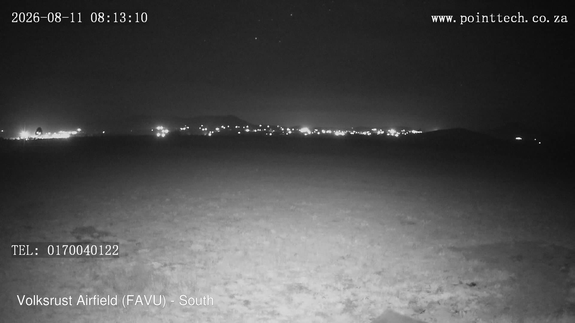 time-lapse frame, FAVU - South webcam