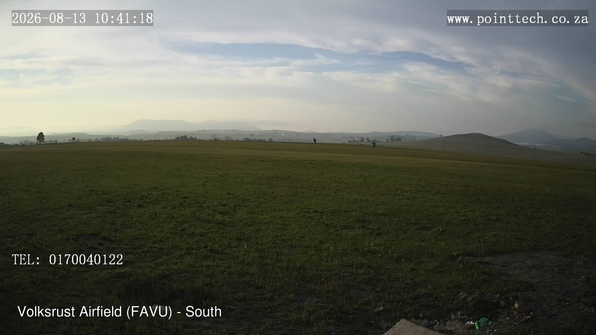 time-lapse frame, FAVU - South webcam