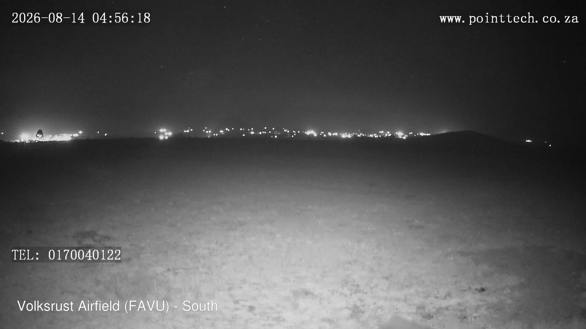 time-lapse frame, FAVU - South webcam