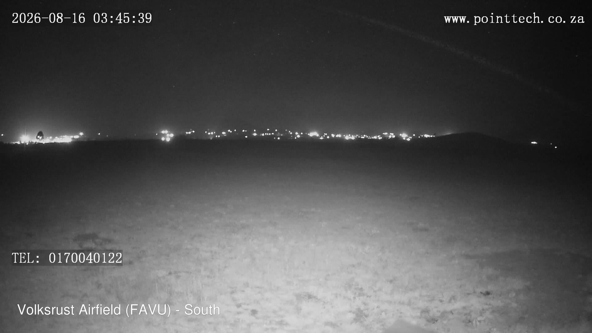 time-lapse frame, FAVU - South webcam