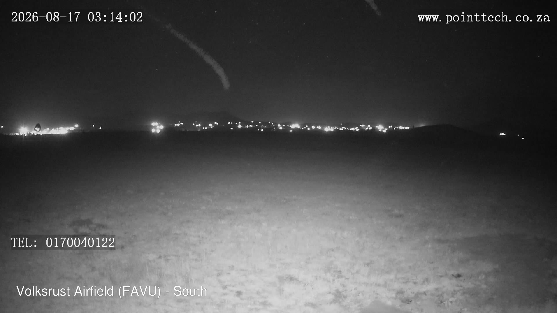 time-lapse frame, FAVU - South webcam