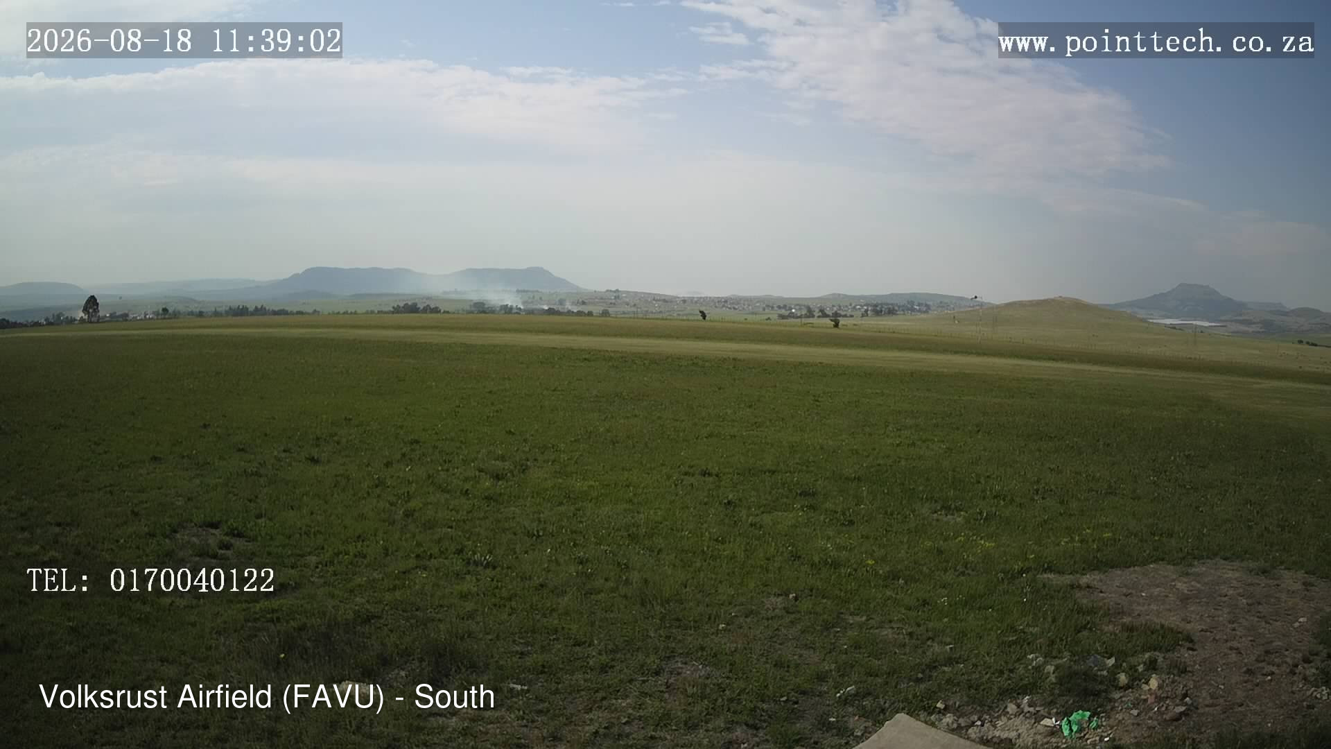 time-lapse frame, FAVU - South webcam
