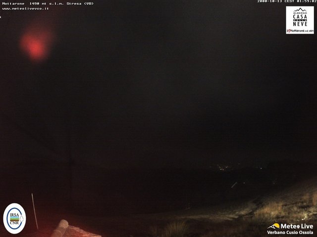 time-lapse frame, Mottarone nord webcam