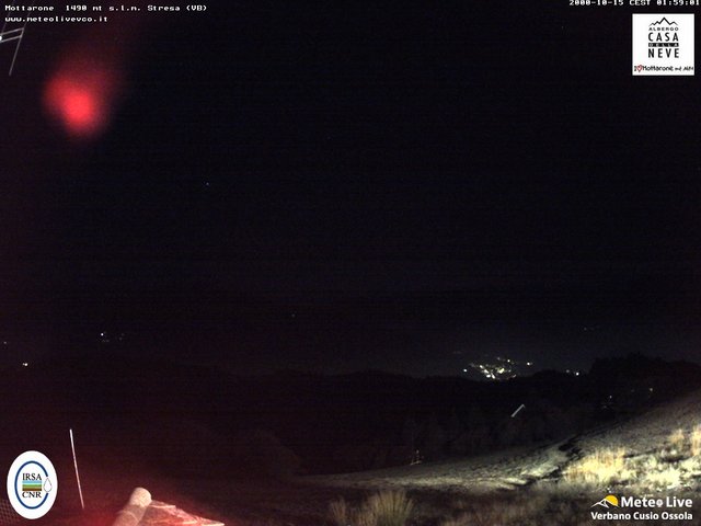 time-lapse frame, Mottarone nord webcam