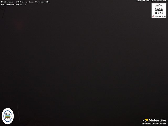 time-lapse frame, Mottarone nord webcam