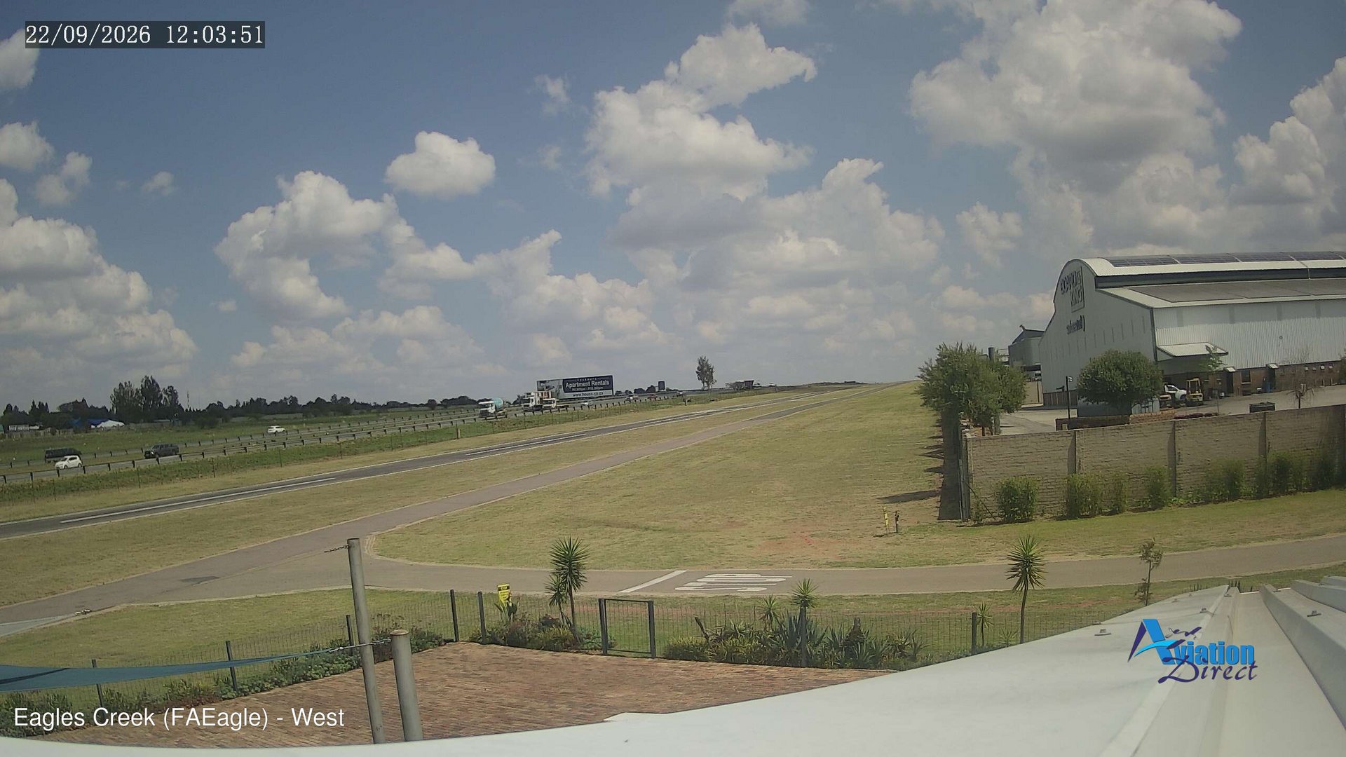 view from Eagles Creek - West on 2026-09-22
