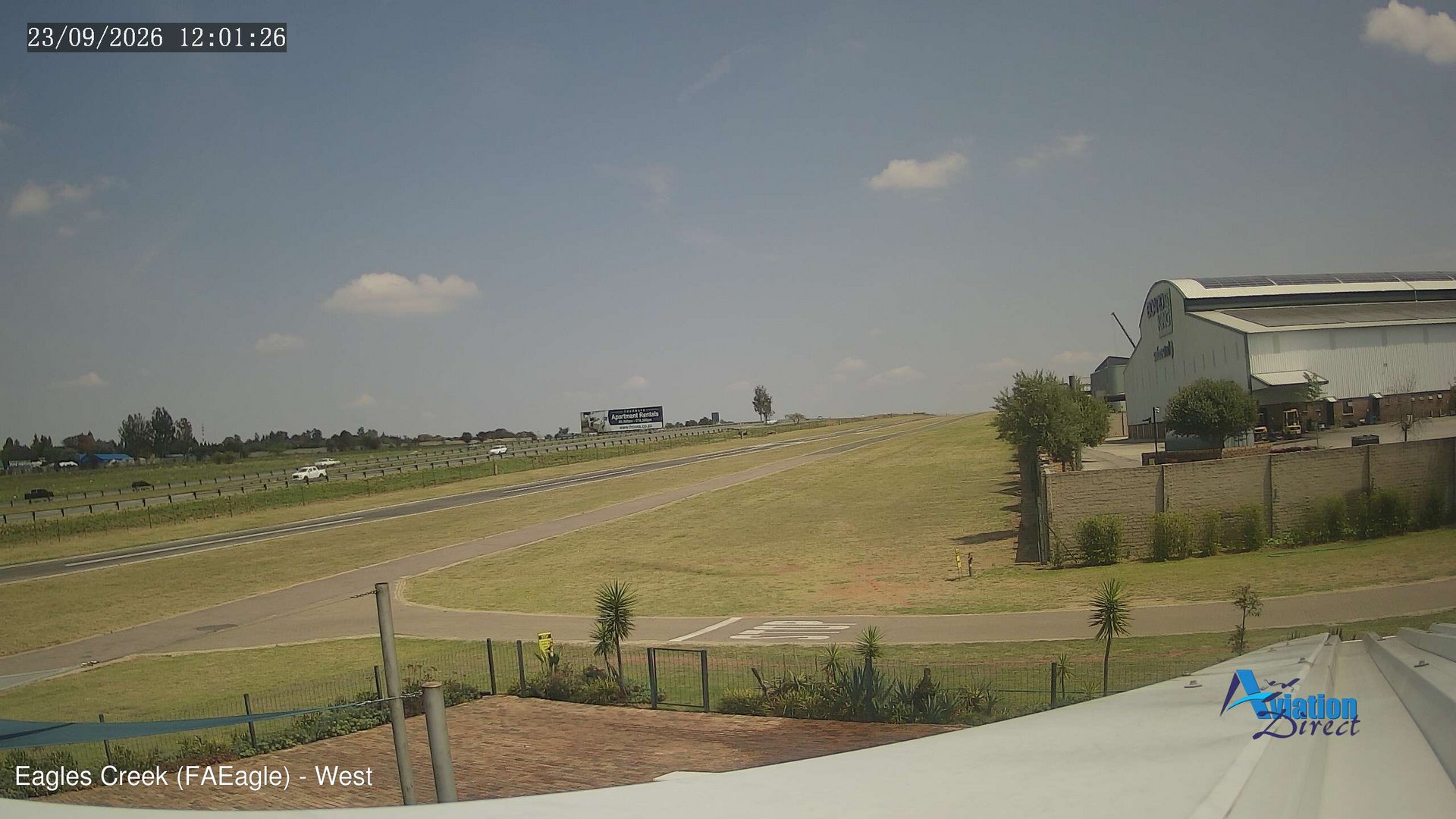 view from Eagles Creek - West on 2026-09-23