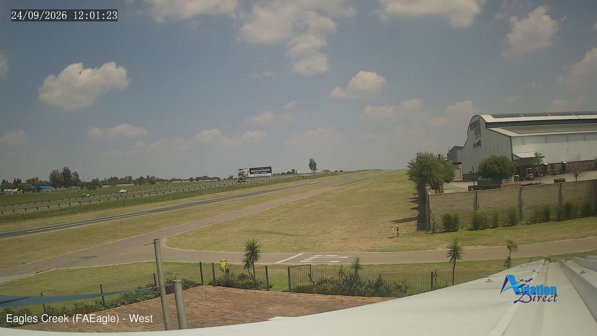 view from Eagles Creek - West on 2026-09-24