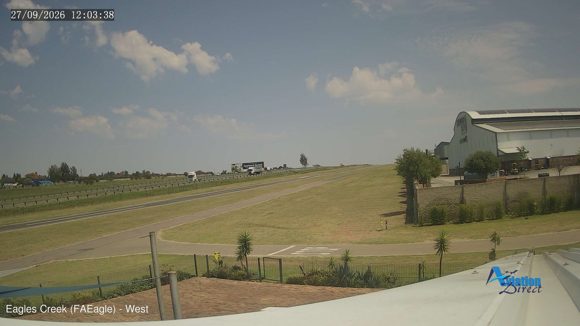 view from Eagles Creek - West on 2026-09-27