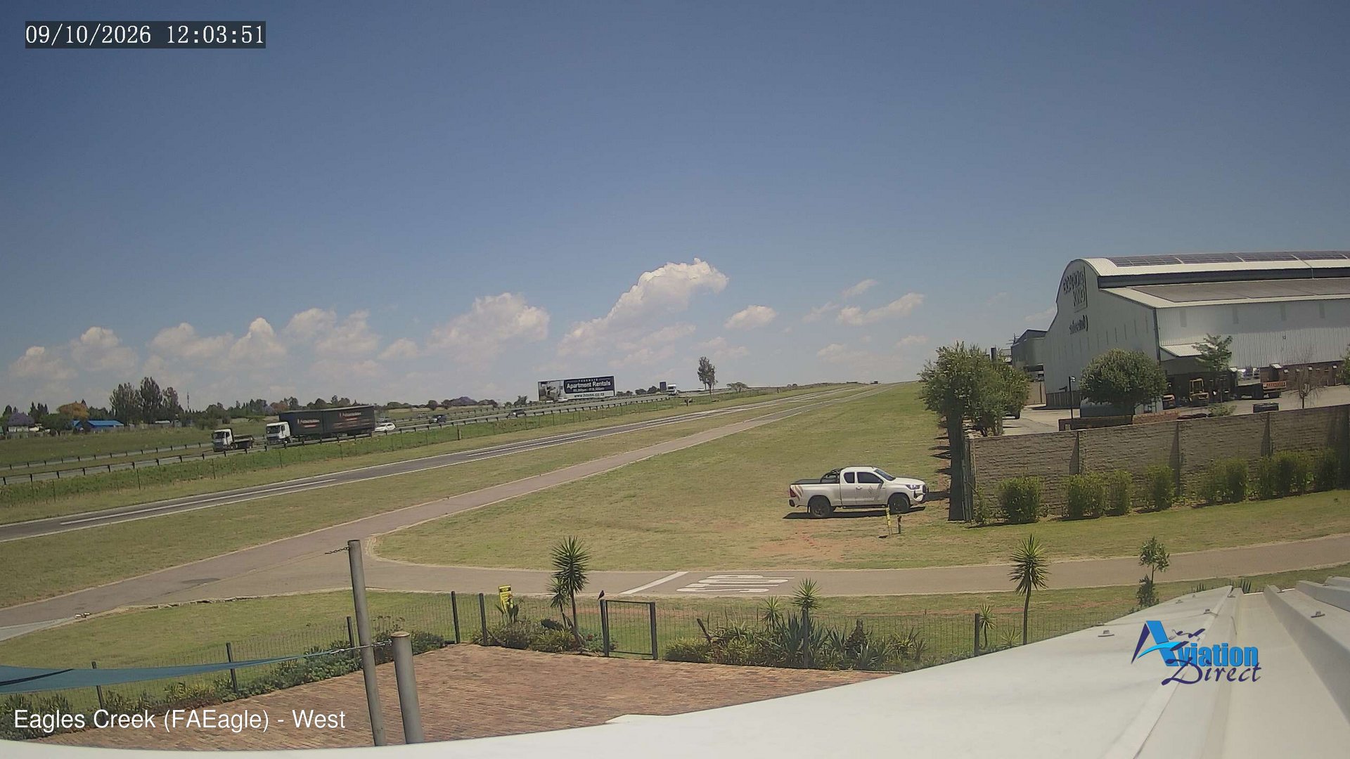 view from Eagles Creek - West on 2026-10-09