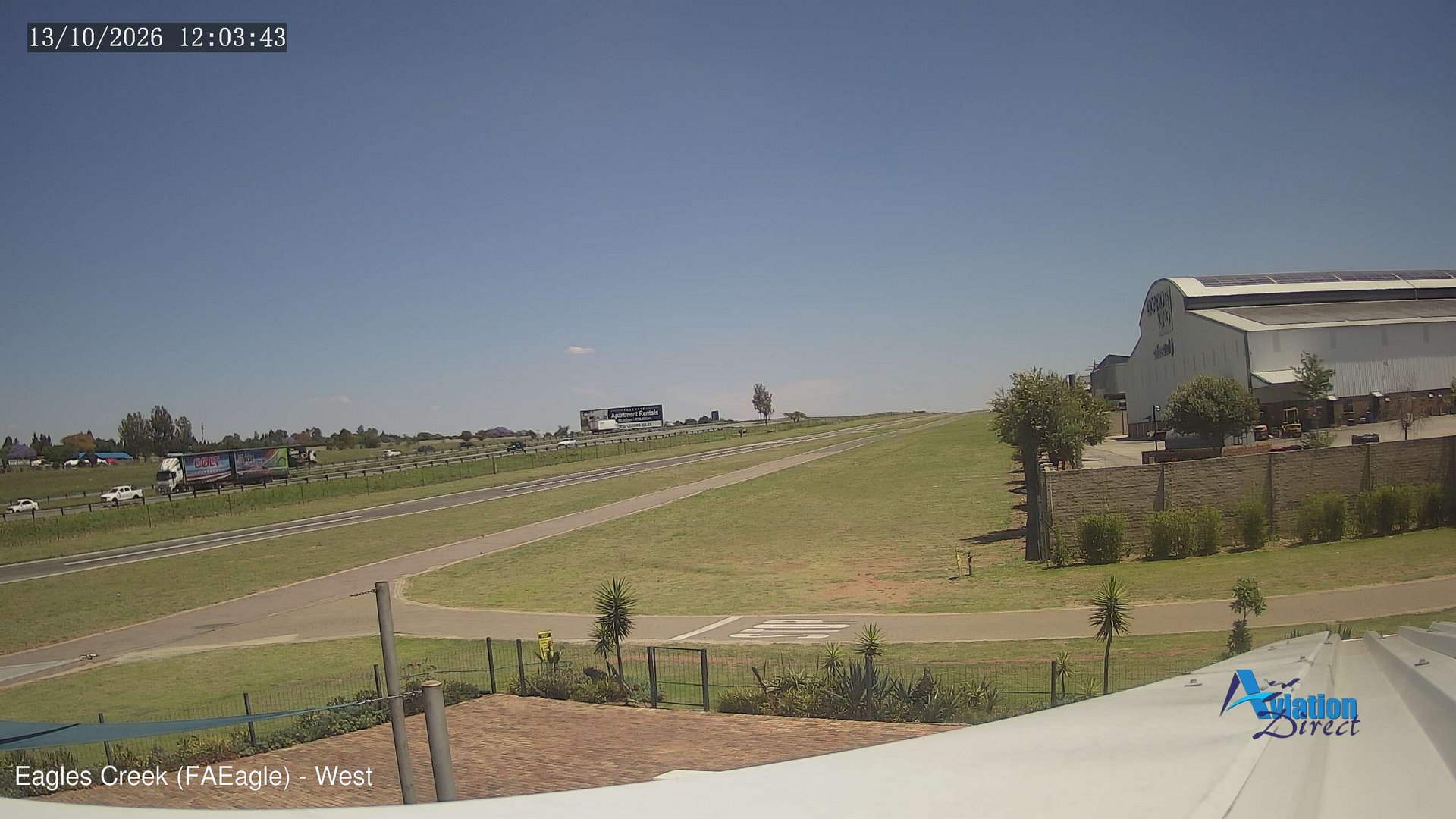 view from Eagles Creek - West on 2026-10-13