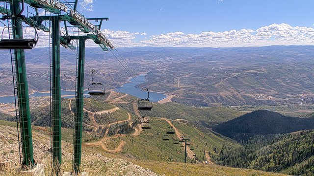 view from Deer Valley Revelator Express on 2026-09-11