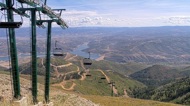 view from Deer Valley Revelator Express on 2026-09-12