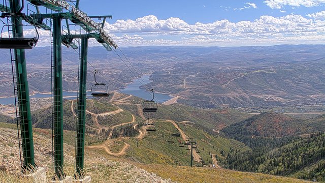 view from Deer Valley Revelator Express on 2026-09-15