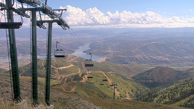 view from Deer Valley Revelator Express on 2026-09-16