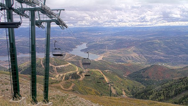 view from Deer Valley Revelator Express on 2026-09-17