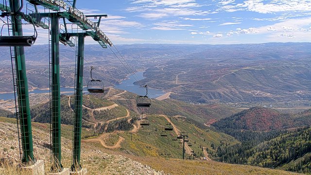 view from Deer Valley Revelator Express on 2026-09-21