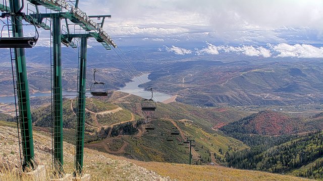 view from Deer Valley Revelator Express on 2026-09-22