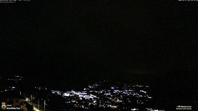 time-lapse frame, Gravellona Toce panoramica webcam