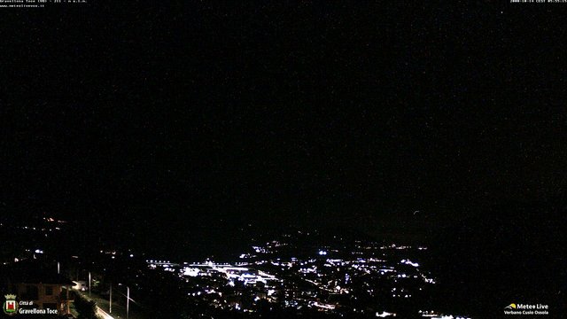 time-lapse frame, Gravellona Toce panoramica webcam
