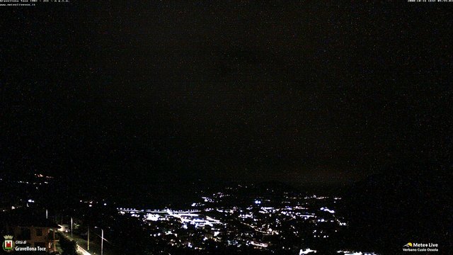 time-lapse frame, Gravellona Toce panoramica webcam