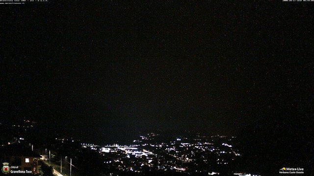 time-lapse frame, Gravellona Toce panoramica webcam