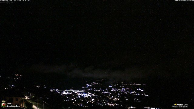 time-lapse frame, Gravellona Toce panoramica webcam