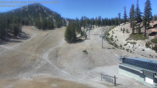 view from Mammoth Canyon Lodge on 2026-09-14